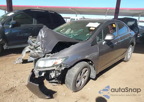 2013 Honda Civic Lx из США, поврежденный, VIN 19XFB2F56DE031026